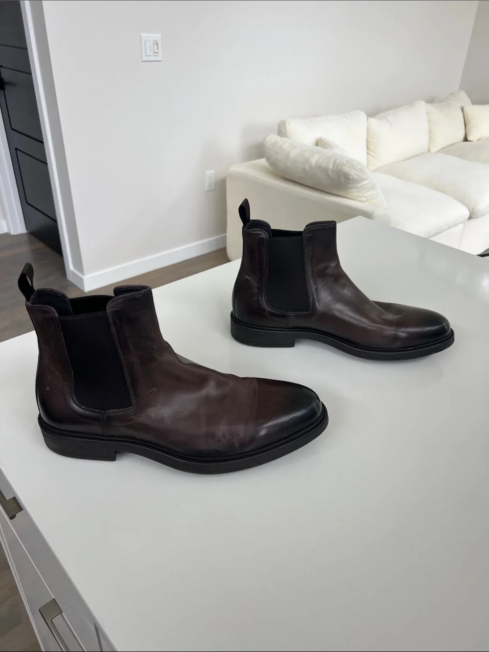 To Boot New York by Adam Derrick moro brown leather ankle boots 11.5
